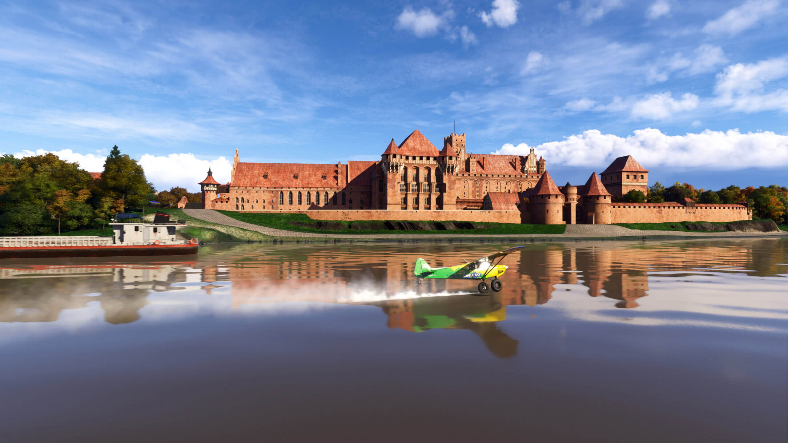 Malbork Castle in Poland in Microsoft Flight Simulator World Update 23